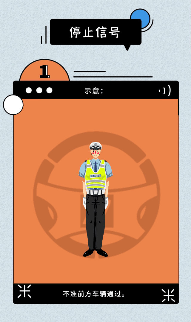 【濟(jì)寧大運(yùn)河駕校】令人頭暈蒙圈的交通手勢，一個(gè)手勢舞就能搞定(圖6)